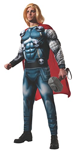 Rubies Disfraz oficial de Marvel Thor Deluxe para adulto, talla XL