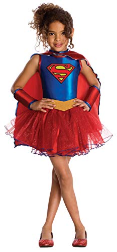 Rubies - Disfraz oficial de Supergirl con tutú de la serie de TV Superhero Girls para niña