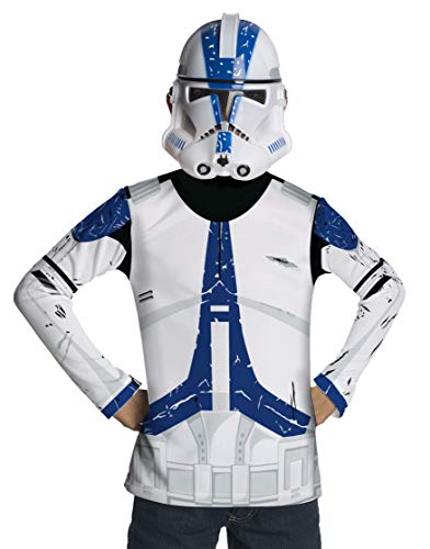 Rubies Kit disfraz Clone Trooper Legión 501 Star Wars para niño - 5-7 años