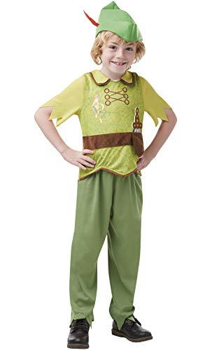 Rubies- Peter Pan Disfraz Infantil, Multicolor, S (3-4 años) (641191S)