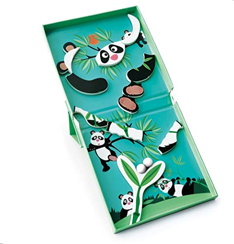 Scratch 276181174 Juego magnético Panda, Carrera de canicas, Juego de Habilidad para niños a Partir de 3 años