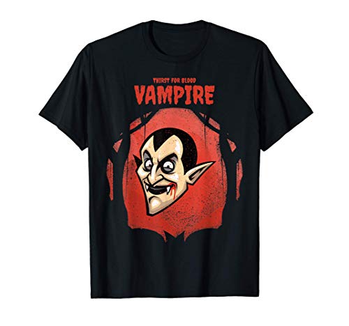 Sed de sangre Disfraz de vampiro divertido Halloween Camiseta