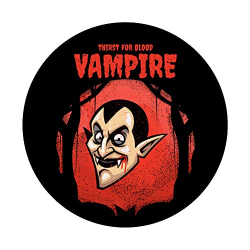 Sed de sangre Disfraz de vampiro divertido Halloween PopSockets Agarre y Soporte para Teléfonos y Tabletas