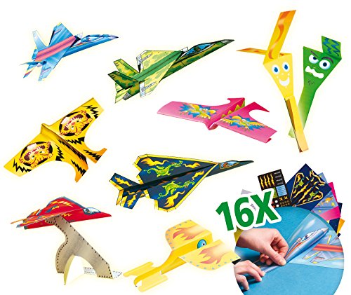 SES Creative- Set de Montaje de Aviones para niños SES, Multicolor (00852)