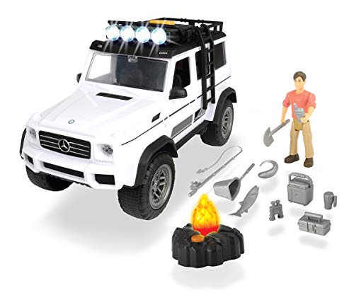 Set L Playlife de aventura AMG 500 con figura y accesorios (Dickie 3835002)