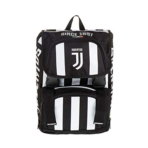 Seven Zaino Sdopp.big Juventus Coaches Mochila infantil 41 centimeters 28 Negro (Bianco e Nero)