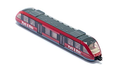 SIKU 1646, Tren de cercanías, Metal/Plástico, 1:87, Rojo, Combina con otros juguetes SIKU
