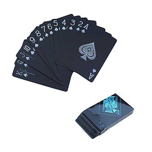 SJUNJIE Novedad Baraja Carta de Poker Juego de Cartas Plastico Impermeables Resistente a Las lágrimas Playing Cards Mágico para Niños y Adultos