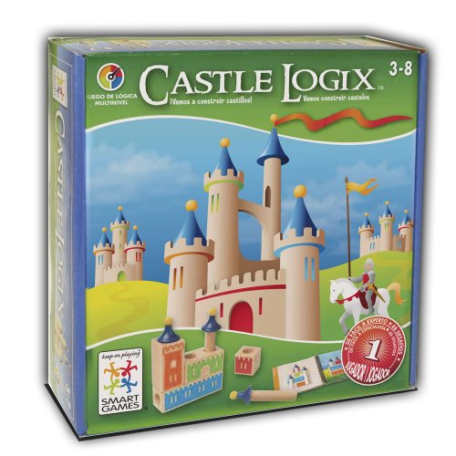 smart games - Castle Logix, Juego de ingenio de Madera con retos progresivos (SG010)