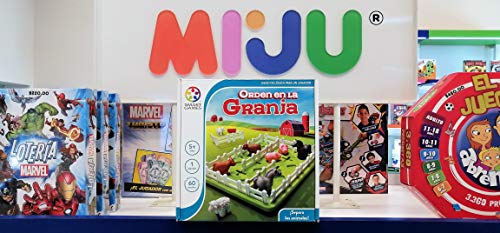 smart games- Orden en la Granja, Juego Educativo, Juguetes para niños, Multicolor (Lúdilo SG091ES)