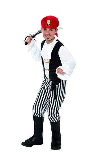 Smiffy de - Pirate Costume Kids Costume Buccaneer Pirate Gr. Talla S 4-6 años.115-128cm