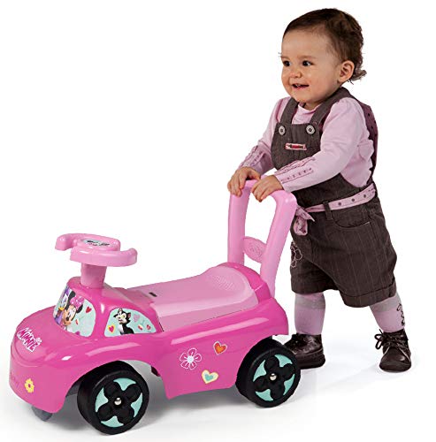 Smoby 720522 juguete de arrastre Rosa - Juguetes de arrastre (Rosa, 10 mes(es), Child, Chica, 4 rueda(s), Negro)