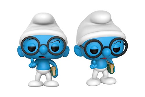 Smurfs- Figura de Vinilo Brainy Smurf (Funko 20122)