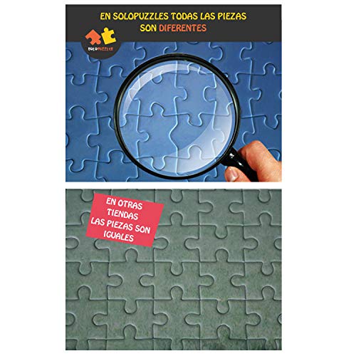 Solopuzzles Puzzle Personalizado con tu Foto Favorita de 500 Piezas (48 x 34 cm). Máxima Calidad de impresión. 10 TAMAÑOS Disponibles (Desde 48 a 3000 Piezas)
