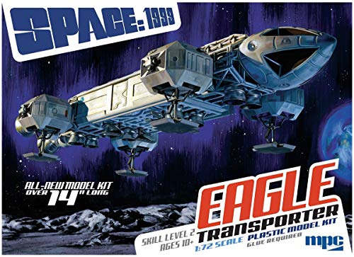 Space 1999 Modelo Kit Space Ship Eagle Transporter 1/72 36cm All New Nuevo MPC Round2 Espacio 1999