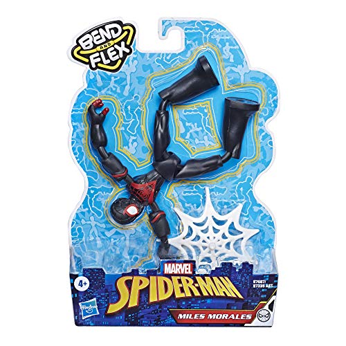 Spiderman- Bend and Flex Figura Miles 15 cm (Hasbro E76875X0)