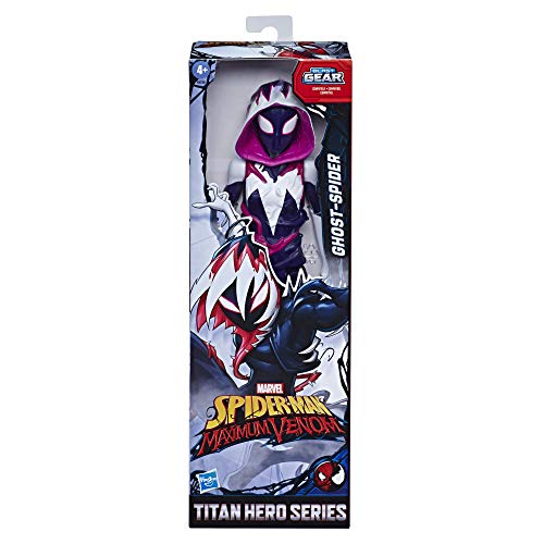 Spiderman- Figura Titan Ghost Spider Deluxe (Hasbro E87305X0)