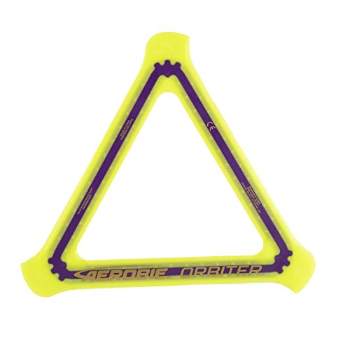 Spin Master Orbiter Boomerang (triangular, diámetro de 24,5 cm), varios colores, multicolor, o.g. (6046395) , color/modelo surtido