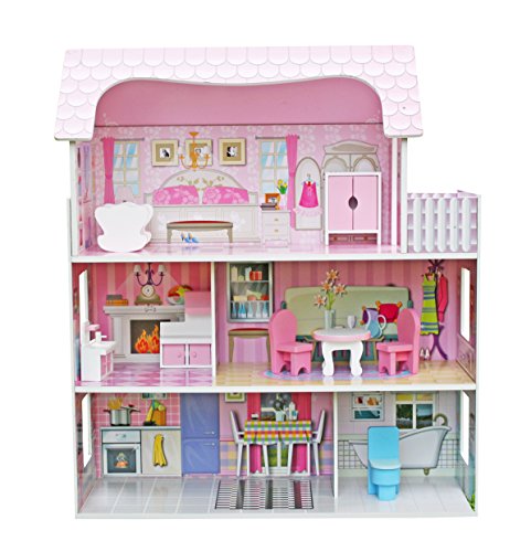 Star Ibaby - Casa de Muñecas con Familia y mobiliario Modelo Duplex.