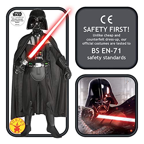 Star Wars - Disfraz de Darth Vader para niños, talla M (5-7 años) (Rubies 882014-M)