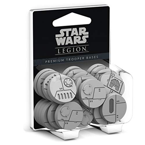 Star Wars FFGSWL28 Legion-Premium Trooper Bases, Multicolor