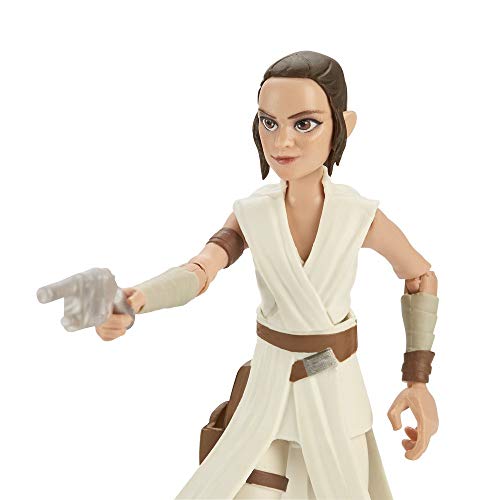 Star Wars - Figura de acción de Rey con sable de Galaxy of Adventures (Hasbro E3804EL2)