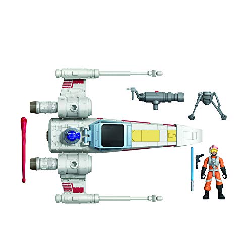 Star Wars Mission Floet Stellar Class Luke Skywalker X-Wing Fighter Figura y vehículo de Escala de 2.5 Pulgadas, Juguetes para niños a Partir de 4 años