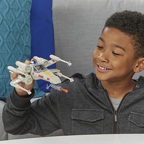 Star Wars Mission Floet Stellar Class Luke Skywalker X-Wing Fighter Figura y vehículo de Escala de 2.5 Pulgadas, Juguetes para niños a Partir de 4 años