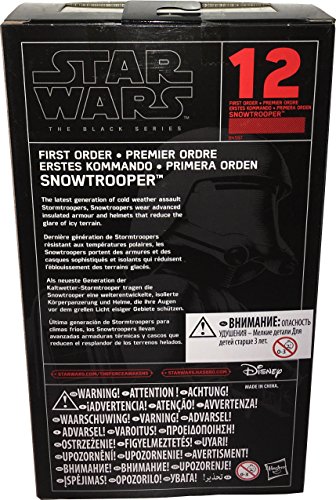 Star Wars, The Black Series, First Order Snowtrooper, 6 Inches by Unknown