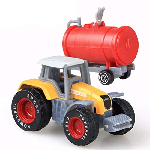 STOBOK 4pcs simulación Tractor agrícola Modelo camión vehículos de ingeniería Juguetes para niños niños