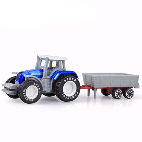 STOBOK 4pcs simulación Tractor agrícola Modelo camión vehículos de ingeniería Juguetes para niños niños