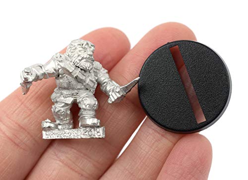 Stonehaven Miniaturas Hombre Enano Rogue Figuras Miniaturas, 100% Metal Peltre, 32 mm de alto, (para juegos de guerra de mesa de 28 mm)