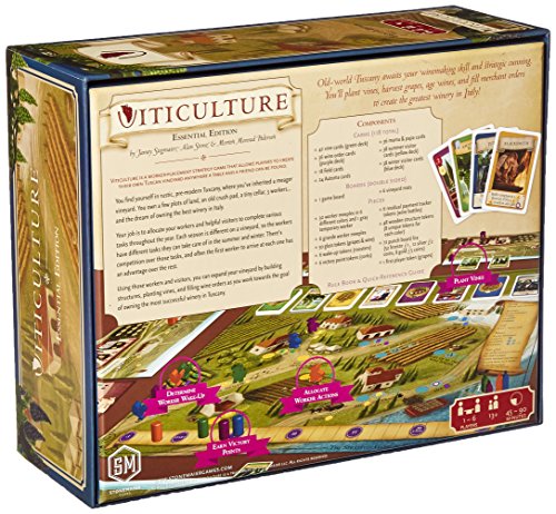 Stonemaier Games GTGSTM105 Viticulture: Essential Edition, Colores Mezclados