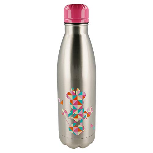 Stor | Minnie Mouse -Disney | Botella de Agua Acero Inoxidable 780 ml - Botella Reutilizable Libre de BPA