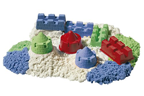 Super Sand Arena - Pack de 4 botes, color azul / verde / blanco / molde (Goliath 83222006) , color/modelo surtido