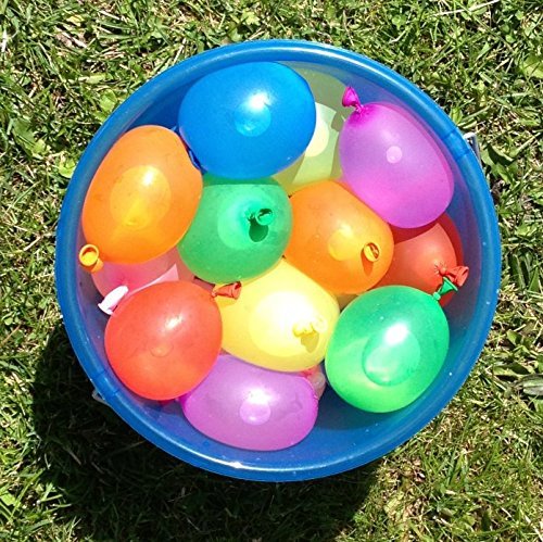SWZY Magic Water Balloons, Globos de Agua, Bombas de Agua, Incluye 1000 Globos, 1000 Bandas de Goma y 5 aplicadores de Juguete