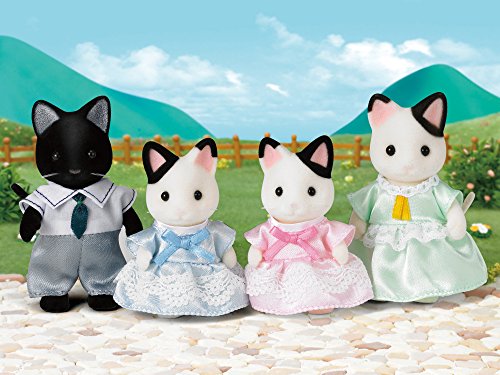 Sylvanian Families-5054131051818 Animales Familia gatos esmoquin (Epoch para Imaginar 5181) , color/modelo surtido