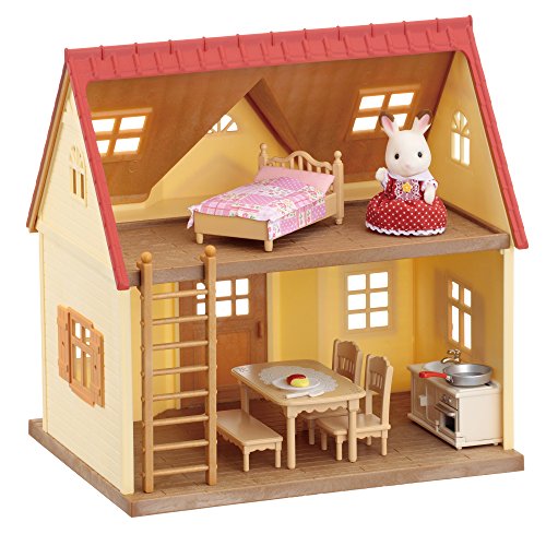 Sylvanian Families 5242 Cosy Cottage Starter Home Mini Muñecas y Accesorios, Multicolor