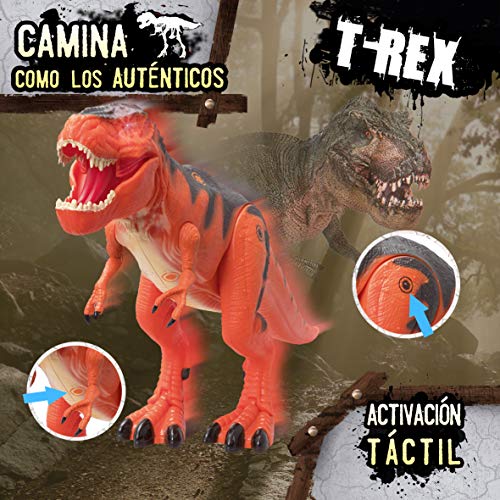 T-REX Táctil (dinosaurio), Dinosaurios juguetes, juegos de dinosaurios para niños, tiranosaurio rex, dinosaurio juguete, figura dinosaurio, dinosaurios de juguete , color/modelo surtido