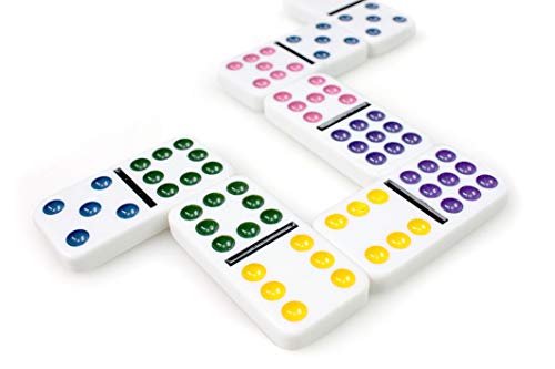 Tactic Domino Double 9 Niños y Adultos Juego Juego de Tablero (Juego, Niños y Adultos, 20 min, Niño/niña, 5 año(s), 99 año(s))