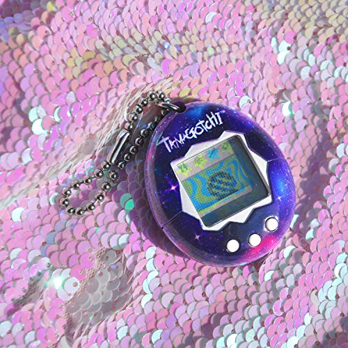 Tamagotchi Friends- Original Tamagotchi Galaxy - Alimentación, Cuidado, Nutrición - Mascota Virtual con Cadena para el Juego sobre la Marcha, Color (Bandai 42815)