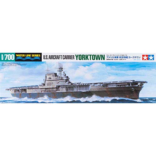 Tamiya 300031712 - Maqueta del portaaviones USS Yorktown CV-5 (Escala: 1:700)