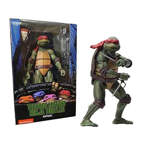 Teenage Mutant Ninja Turtles - Juego Completo de Personajes Originales Action Figures 18cm TNMT 1990 NECA