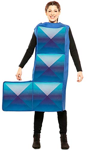 Tetris Disfraz de Figura Azul para Adultos