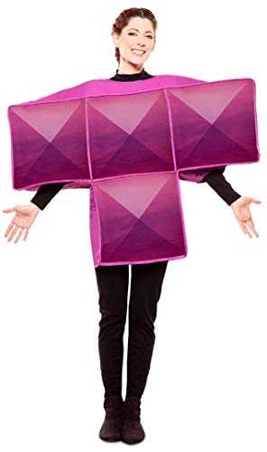 Tetris Disfraz de Figura Morada para Adultos
