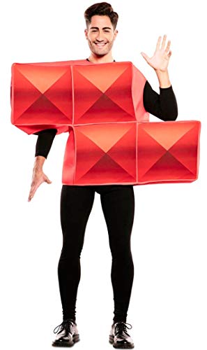 Tetris Disfraz de Figura Roja para Adultos