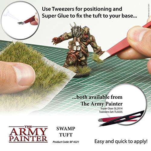 The Army Painter | Swamp Tuft | Battlefields, XP - Terrain Model Kit for Miniature Bases and Dioramas - 77 Pcs, 3 Sizes
