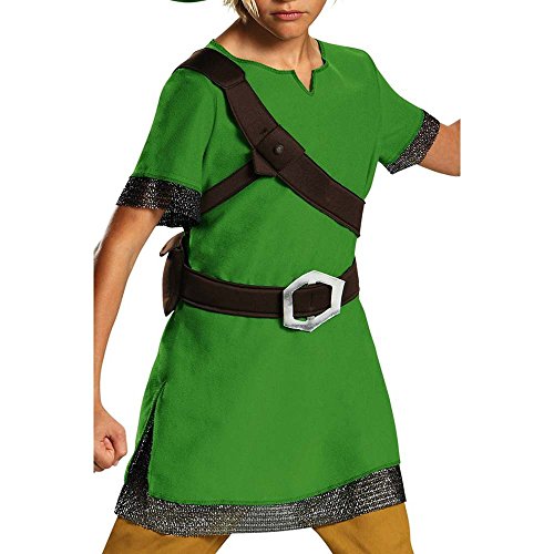 The Legend of Zelda DISK85718L - Disfraz de Nintendo Link para niños, pequeño, S