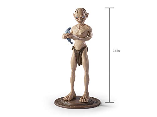 The Noble Collection- Figura Bengyfigs El Señor de los Anillo Gollum (NN2818)