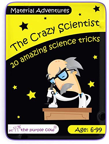 The Purple Cow, The Crazy Scientist - Material Adventure, Educational activity Set for Kids ages 6 and older, instructions inside – amazing STEM learning , color/modelo surtido